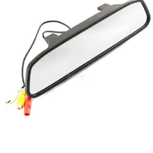 Продажи Высокое Разрешение 4.3 «Цветной Tft LED Автомобилей Зеркало Заднего Вида Монитор 480*240 16:9 12 В для Dvd Камеры Видеомагнитофон