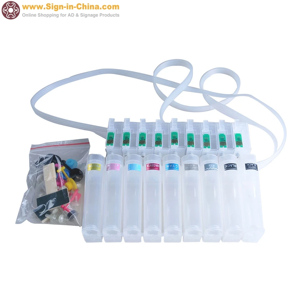 OEM 9*30 мл картриджи + 9*100 бутылки Epson SureColor SC P600 CISS с постоянным чипом|ciss cartridges|ciss