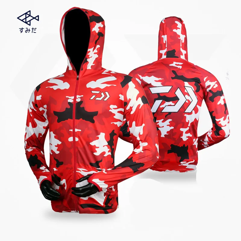 

2018 New style 4 Colors Daiwa Clothing Long Sleeve Quick Dry Fishing Clothing Anti-UV Sunscreen Fishing Clothes Fishing Shirt