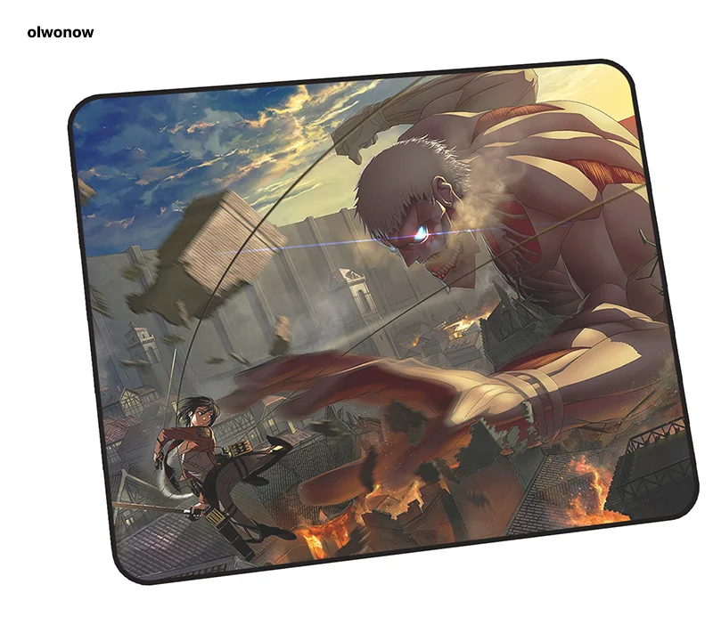 

attack on titan pad mouse Popular computer gamer mouse pad 24x20cm padmouse best seller mousepad ergonomic gadget office mats