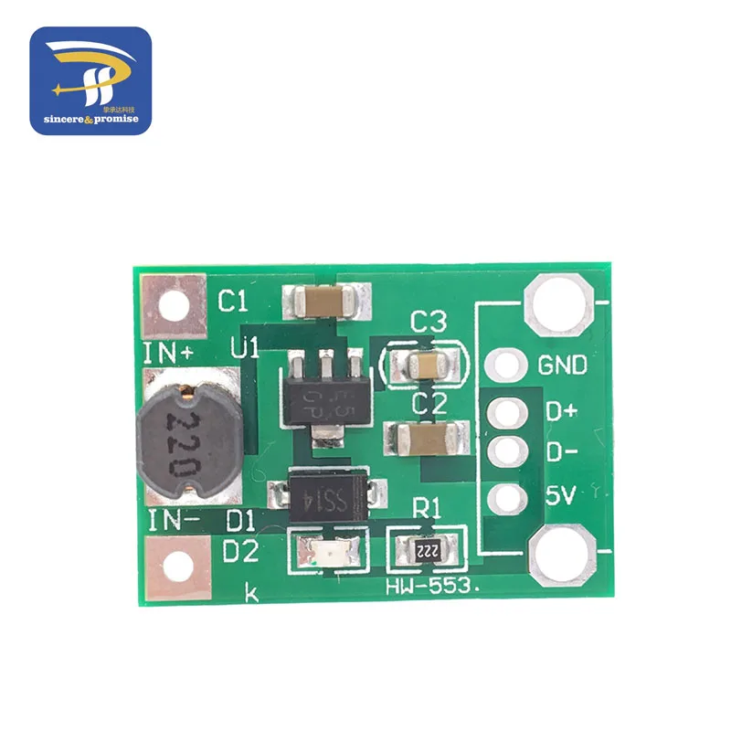 2 шт. 600mA DC мини Step Up Мощность модуль для детей от 1 года до 5 лет в В повышающий