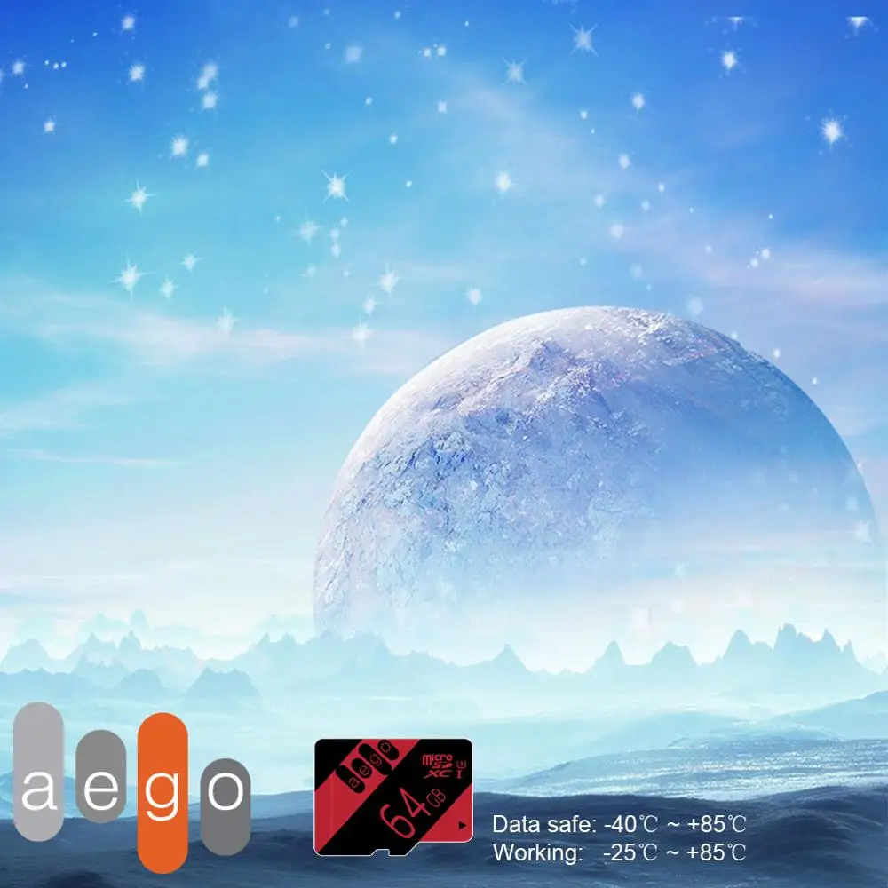 AEGO Micro SD 16 ГБ Class10 Карта Памяти Flash 8 ГБ/16 ГБ/64 ГБ/128 UHS 1 Для Смартфонов Tablet Камеры|memory