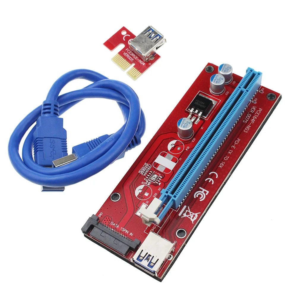 PCIE 1 TO 2/4 PCI Express 1X Slots Riser Card Mini ITX To External 4 PCI-E Slot Adapter PCIe Port Multiplier Card For BTC LTC-5
