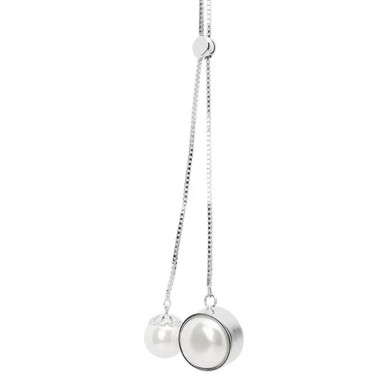 

For SHAREMORE Smart Necklace Personal Security Emergency Call Waterproof Jewelry Women Lady Pearl Pendant Multi-functional