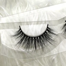 Free shipping premium 100% real siberian mink strip eyelashes 3D mink lashes miami lashes