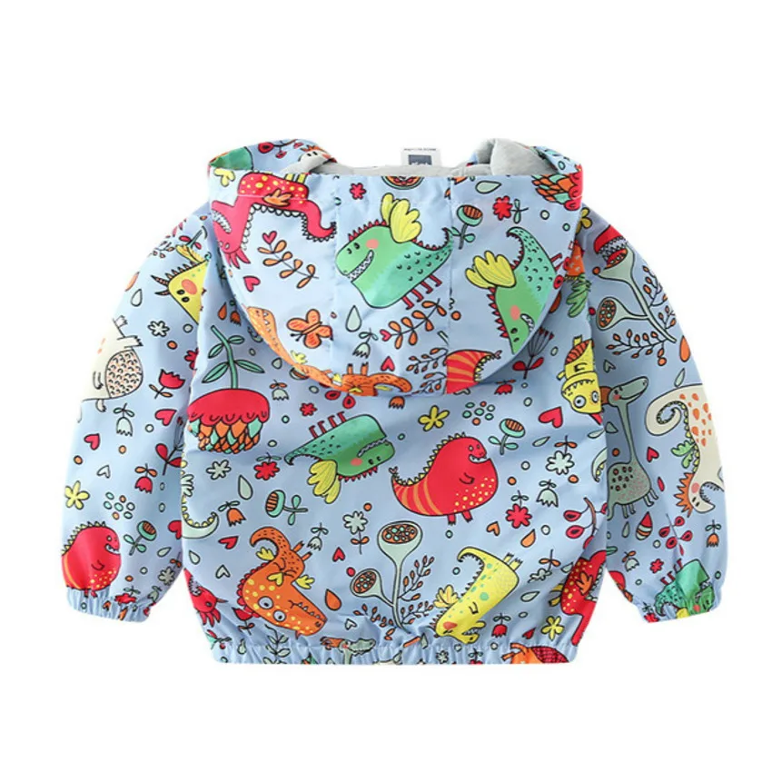 remarkable  Benemaker Spring Summer Rainbow Windbreaker For Girl Boy Colorful Cartoon Coat Children Jackets 2-8