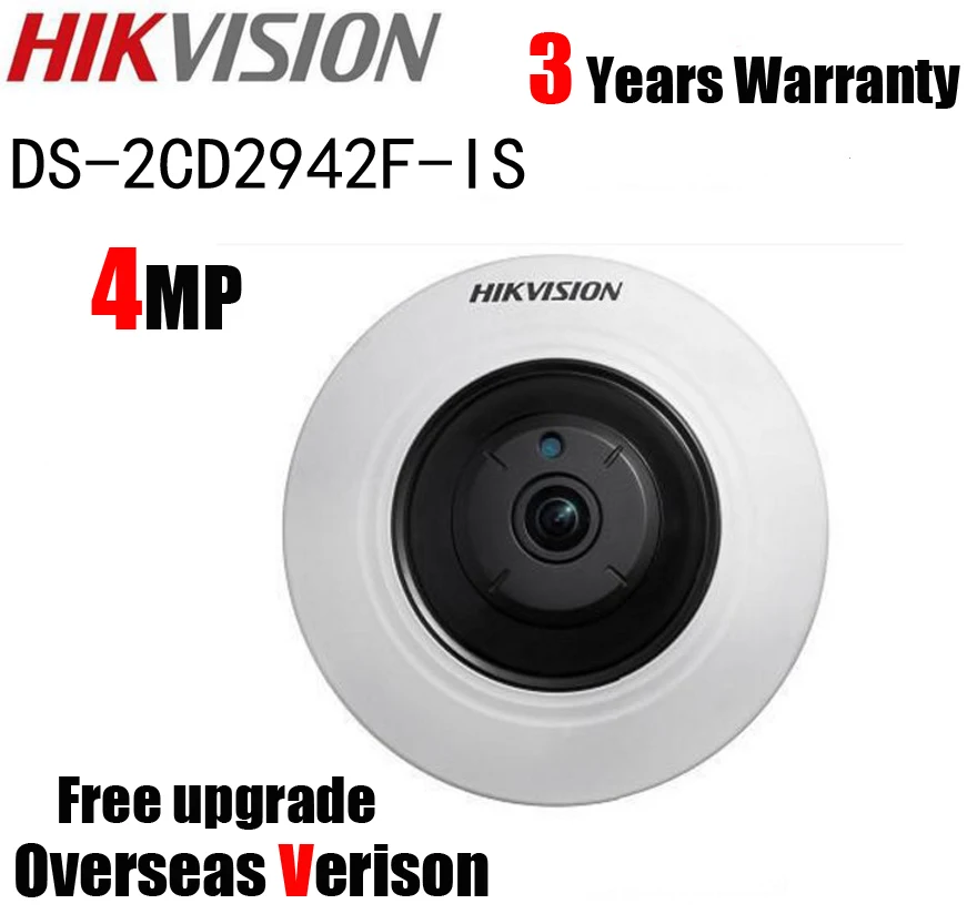 Hikvision DS-2CD2942F-IS 4MP POE PTZ View Fisheye CCTV Network Camera IP | Безопасность и защита