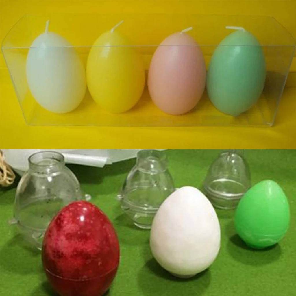 Handmade Candle Mold Egg Shape Candles Soap Mould Tool Candle Making Crafts