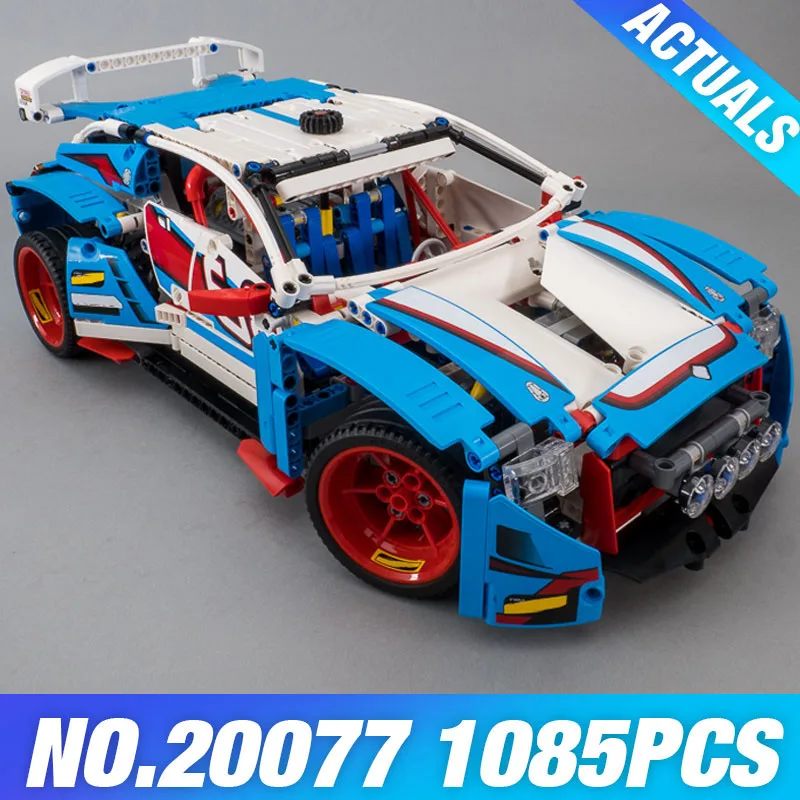

Lepin 20077 Genuine 1085Pcs Technic Series The Rally Car Set 42077 Building Blocks Bricks Educational Funny Children Toys Gifts