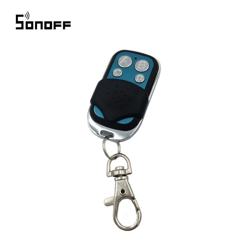 

RF 433MHz Built-in Battery Remote Control,4 Buttons Wireless Touch Remote Controller For Smart Home