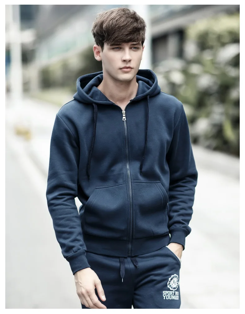 Men's hoodie with hood sweatshirt hip hop Hoody Hoodie Men zipper Casual Cotton pullover mens hoodies and sweatshirts 455