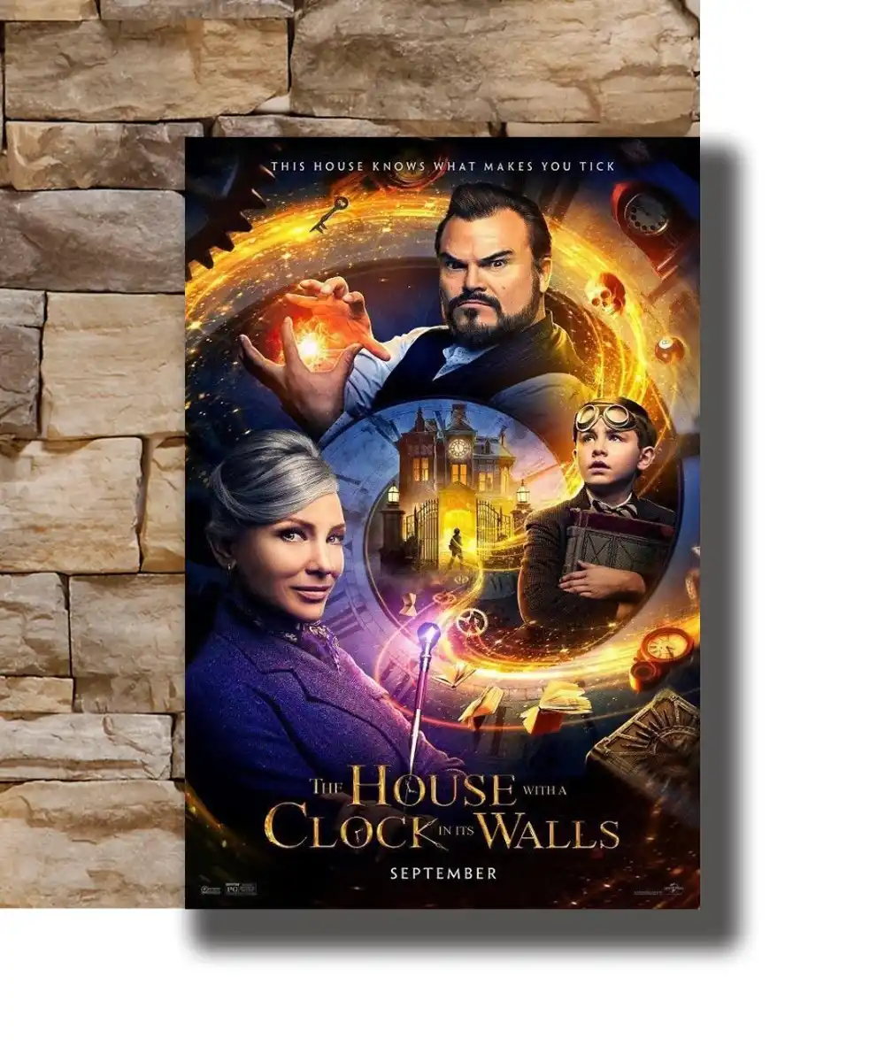 Art Poster New The House With A Clock In Its Walls Movie Eli Roth