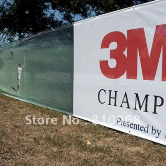

printing Perforated mesh fence banner