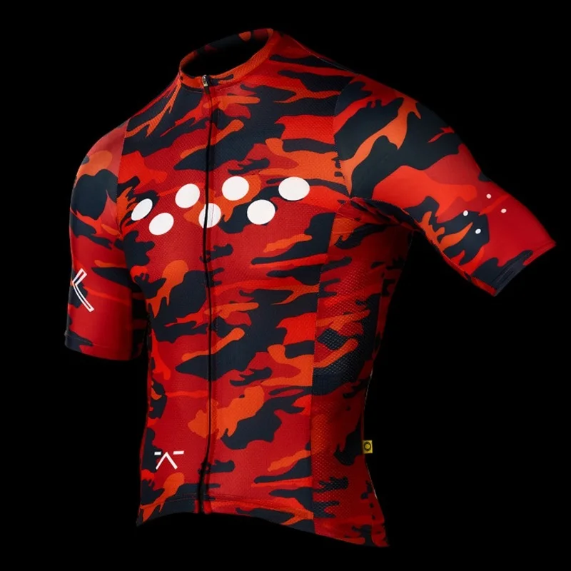 Команда педла Велоспорт Джерси для мужчин fit боди короткий рукав MTB велосипедист гоночная спортивная одежда летняя велосипедная рубашка дышащая обычная - Цвет: 2