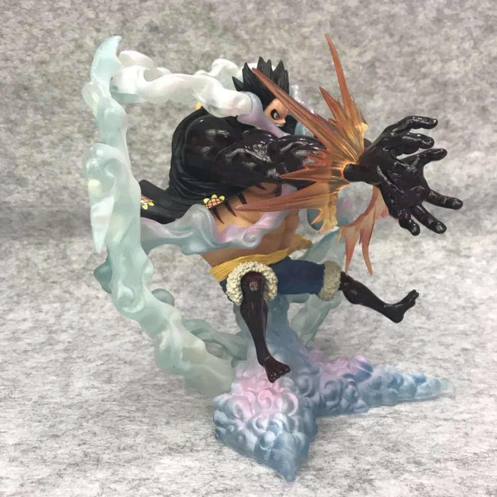 Аниме 18 см цельная Обезьяна D Luffy Gear 4 Leo Bazooka ver. ПВХ фигурка Коллекционная модель