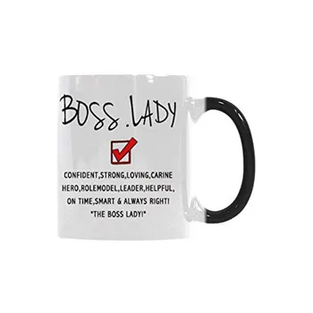 

Boss Lady Color Changing Mug Morphing Coffee Mugs Cup - 11oz sizes
