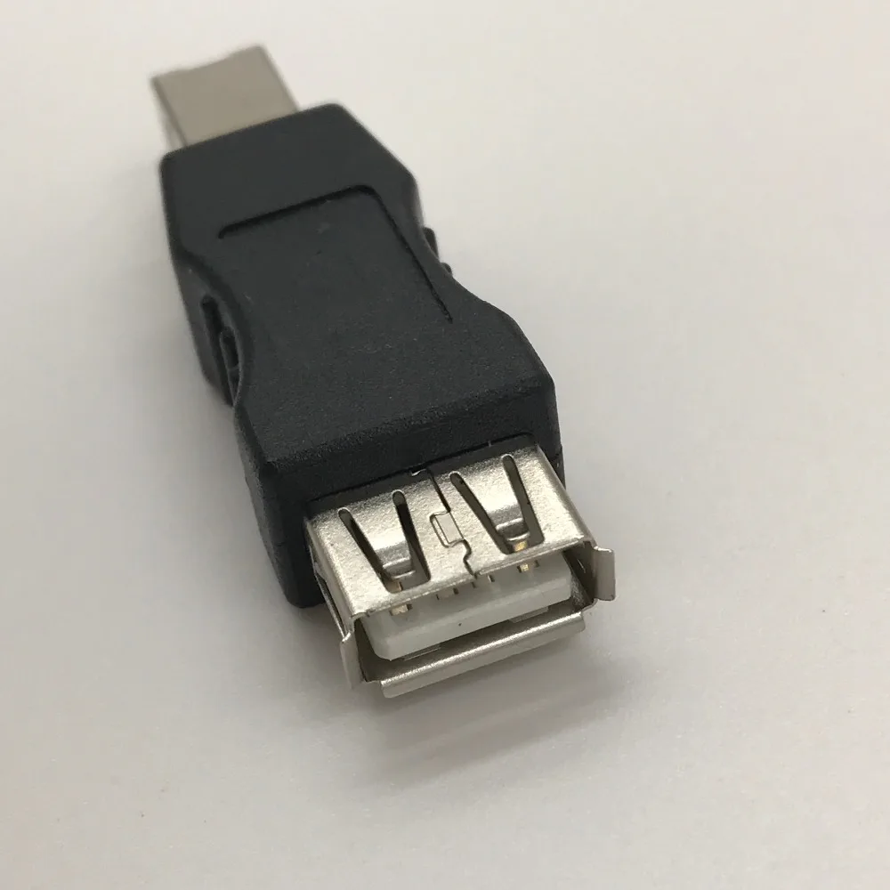 USB к принтеру порт печати адаптер Женский к гнезду разъем USB2.0 A к B конвертер Столярный 1 шт