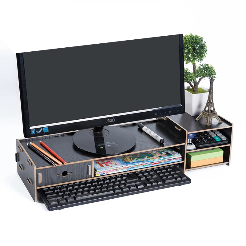 Computer Monitor Riser 21.3 inch 2 Tier Shelves Monitor
