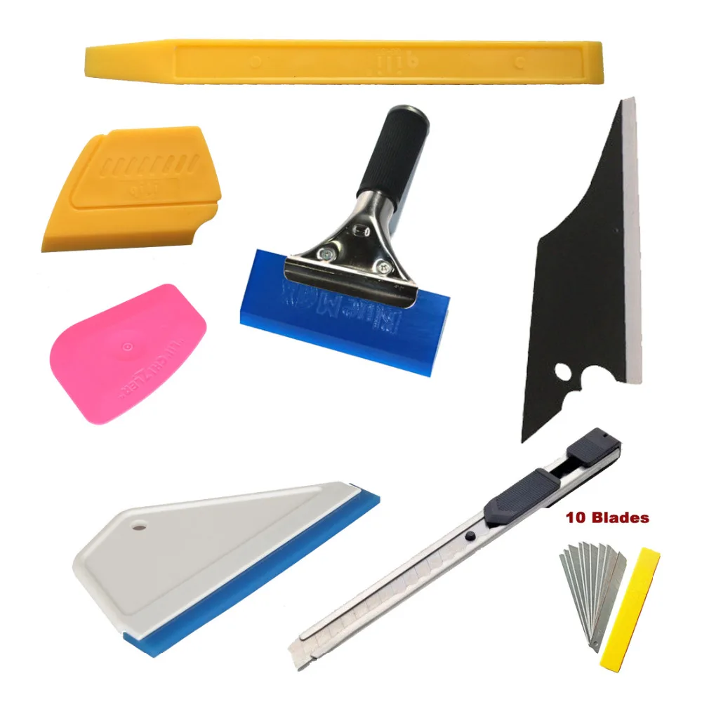 Professional Vinyl Squeegee Car Window Tinting Auto Film Wrapping Tools Kitsin Scraper from