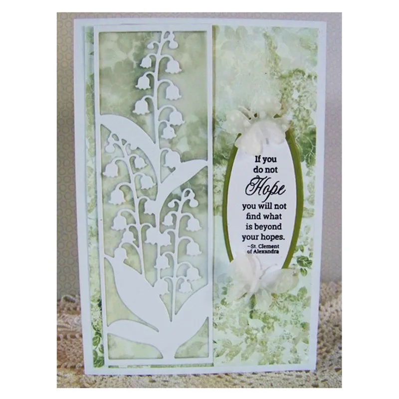 

CJCrafts The Valley Panel New 2019 Metal Cutting Dies for Scrapbooking DIY Album Paper Craft Cutting Die Stencil Decor 61*181mm