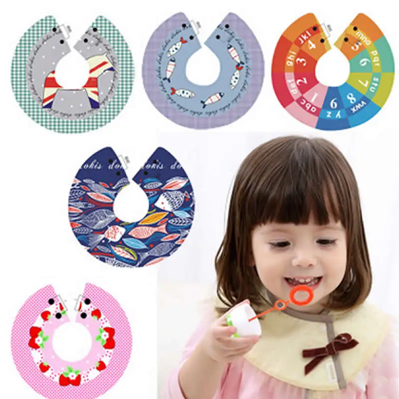 New Pattern Fruit Series Round Baby Bibs Cotton Waterproof Newborn Burp Cloths Girls Boys 0-3years Bib toddler burp cloth | Детская