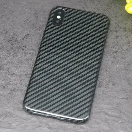 Ультратонкий чехол накладка из настоящего углеродного волокна для iPhone X чехлы