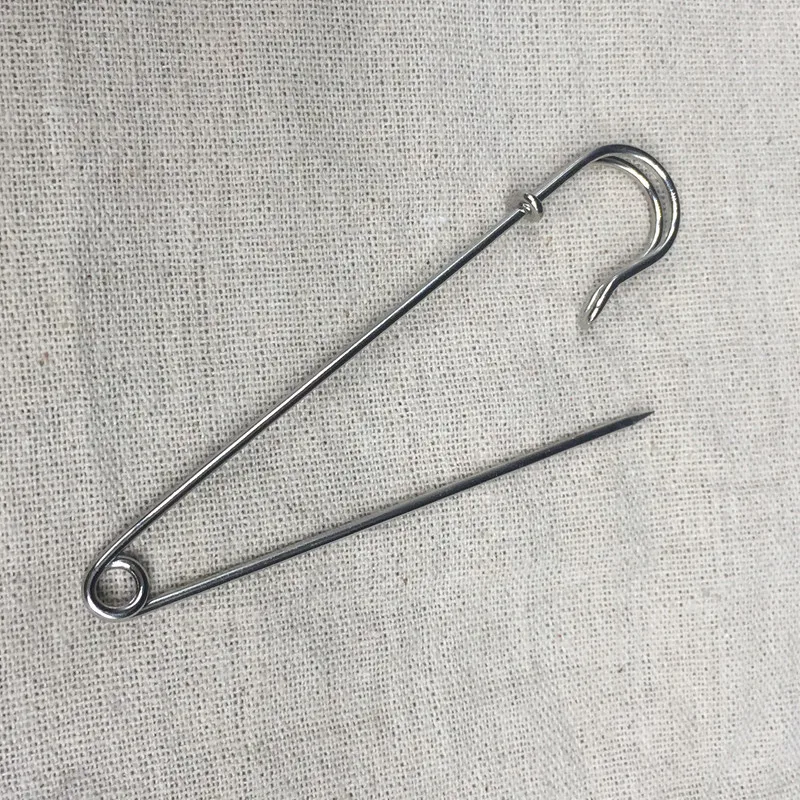 1 pcs. Finger Big Jumbo Safety Pin Heavy Duty Stainless Steel Large Cra  fting