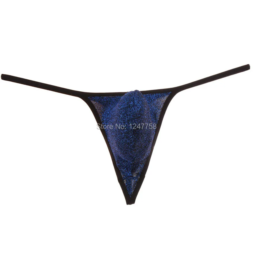 

Men Mini Bikini T-back Micro G-string Thongs Bulge Pouch Gays Underwear