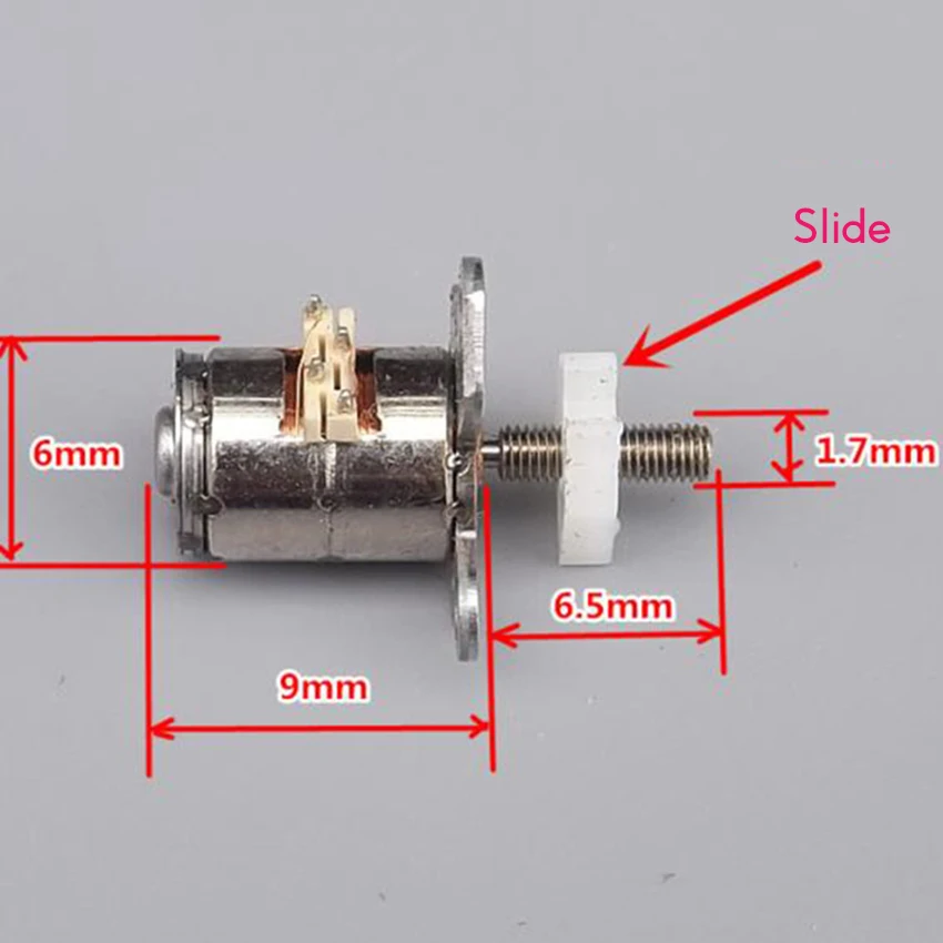 A set of two Motor 1pcs 8*9mm 2-Phase 4-Wire Step Stepping Motor Stepper Motor