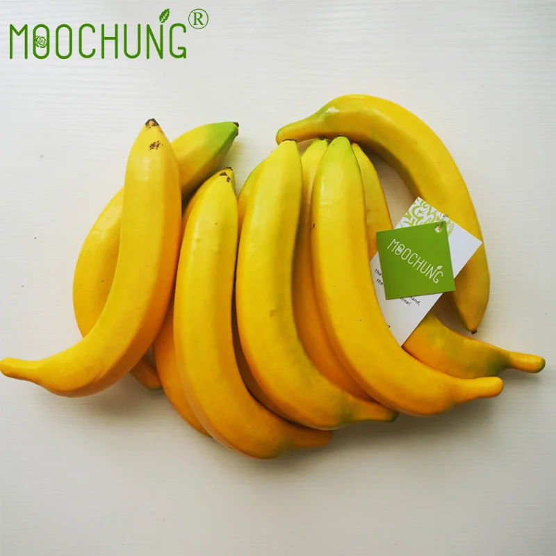 Декоративные пенные искусственные бананы MOOCHUNG 10 шт. фрукты сделай сам для кухни