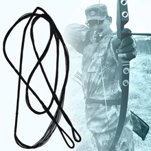 Vário tamanho de substituição ao ar livre náilon seta corda bowstring durável recurvo arco cordas ajustável equipamento tiro com arco