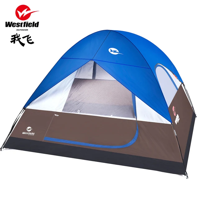 Cheap Westfield outdoor Westfield ultralight  carpas camping tent ultralight 190T Plaid Fabric Tents Double-layer  free shipping
