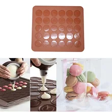 

30 Cavity Silicone Pastry Cake Macaron Macaroon Oven DIY Baking Mould Sheet Mat