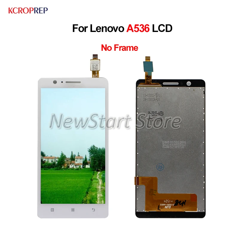

For Lenovo A536 LCD Display Touch Screen Digitizer Assembly 5.0" For Lenovo A536 lcd No Frame Replacement Accessory 100% Tested