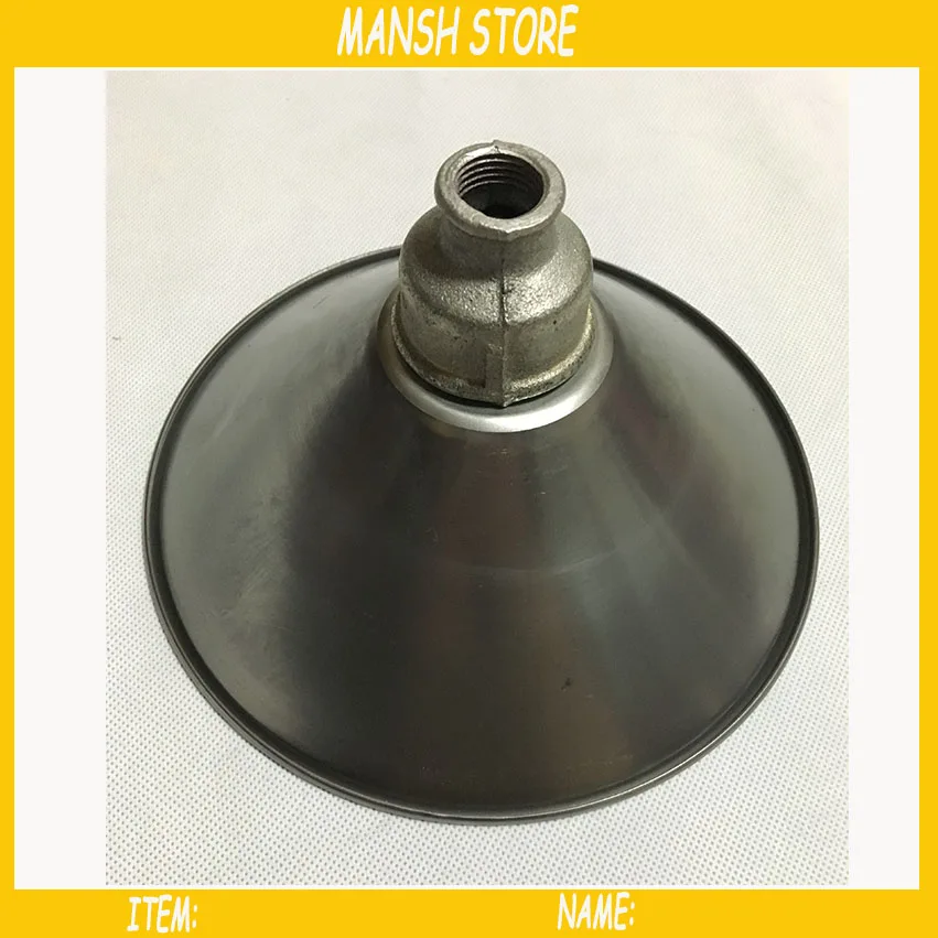 DN15 iron Covers For Pipe Lamp Vintage Loft Lamp Base Kits Pipe Lamp