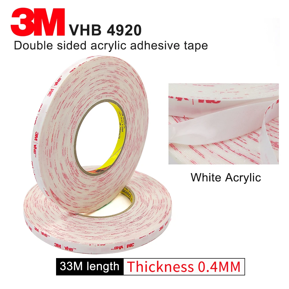 100% оригинальная 3M 4920 VHB акриловая пенная лента/3m майларовая лента/может