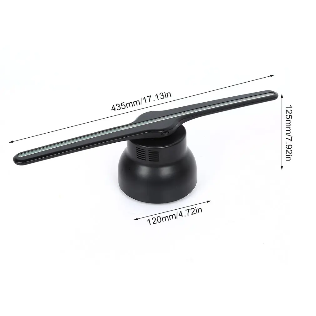 2019 WIFI Connect 3D Hologram Advertising lichtbak Display Led Fan Holographic Imaging Naked Eye Led Fans Advertisement Player