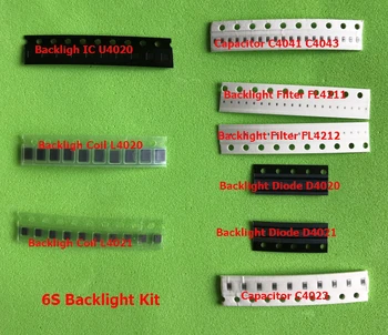 

20sets/lot back light fix kit Backlight ic U4020 +Coil L4020 L4021+ Diode D4020 D4021 + C4023 C4041+ filters for iPhone 6S plus