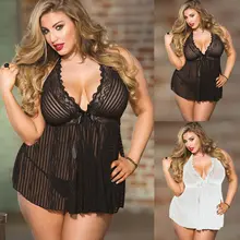 2 шт., модные сексуальные женские пижамы размера плюс, пижамы, галлония, кружевное нижнее белье на косточках, женское прозрачное белье с открытой спиной