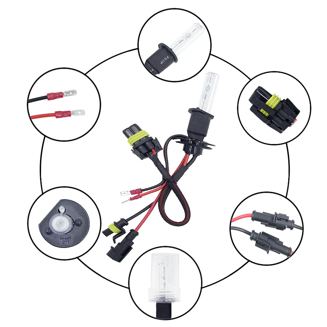 H1 H3 H7 H11 9005 9006 880 35 Вт/55 Вт Xenon HID ксеноновые лампы авто лампы фар 3000k 4300k 5000k 6000k 8000k 10000k 12000k