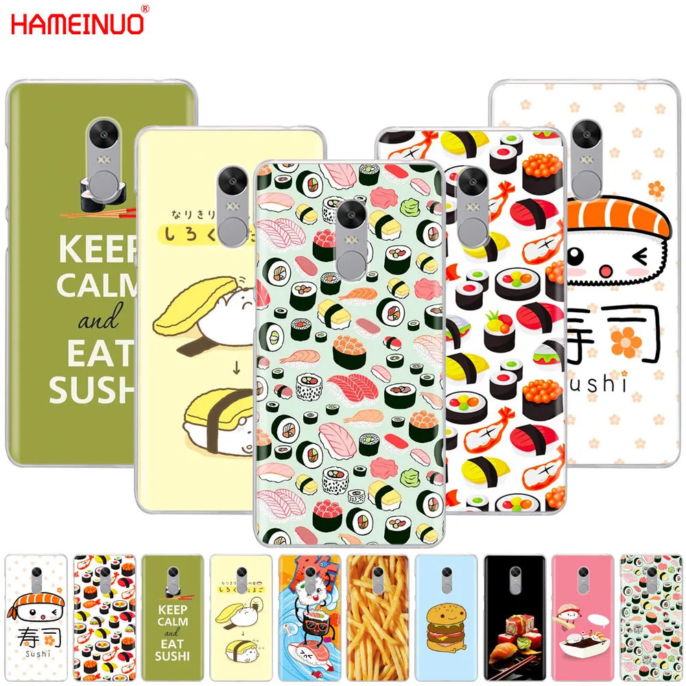 HAMEINUO Japanese Sushi design Cover phone Case for Xiaomi redmi 5 4 1 1s 2 3 3s pro PLUS note 4X 4A 5A | Мобильные телефоны и