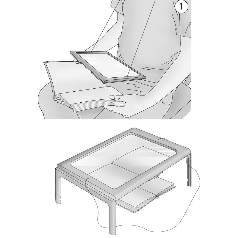 Полная страница A4 светодио дный Лупа ярче просмотра чтения Экран Hands-Free светодио дный Экран страница Лупа с шнурки подарок для для людей пожилого возраста