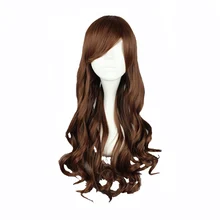 Mcoser 70 см синтетический длинный светло темно-коричневый Косплэй парик Высокая Температура Волокно волос wig-474a