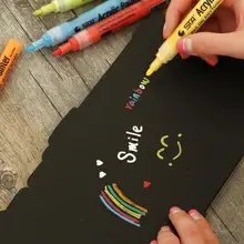 14 цветов/Набор Профессиональный ропиленовый акриловый художник Искусство Маркер Перманентная маркировочная Ручка DIY Краска на одежде маркеры для дизайна