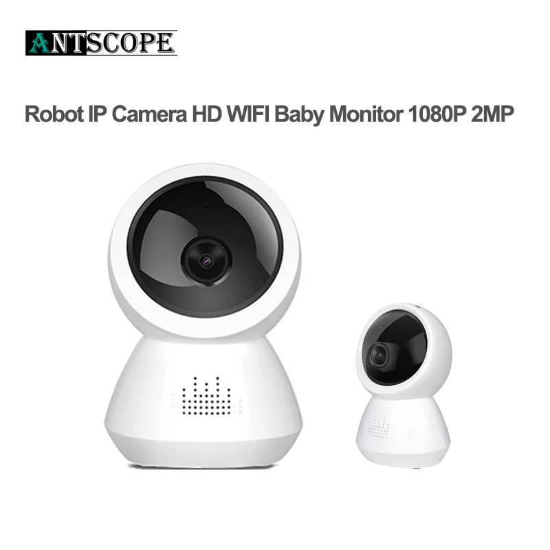 

Antscope IP Camera Robot 1080P HD WIFI Wireless PTZ Two Way Audio P2P Onvif Night Vision Network Baby Monitor Surveillance Cam