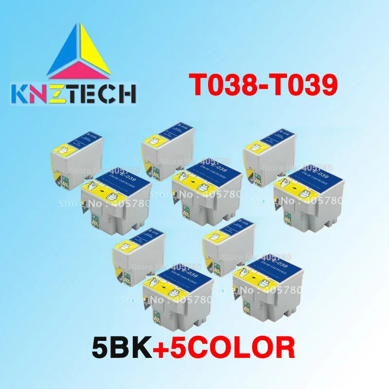 Чернильный картридж T038/T039 для EPSON STYLUS C41SX C41 C41UX C43 C43UX C43SX C45 CX1500 10 шт.|ink cartridge|ink cartridge