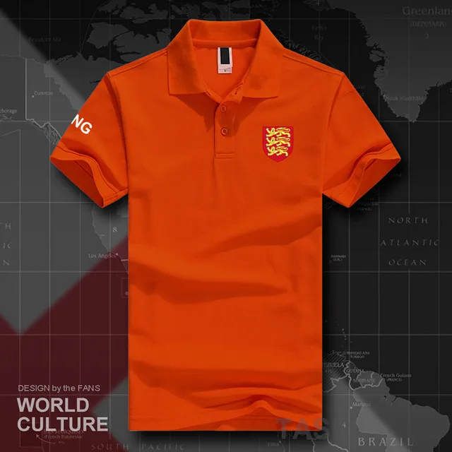 England English ENG UK polo shirts men short sleeve white brands