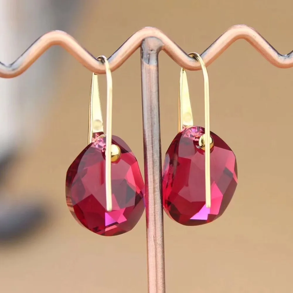 

ROBOL 925 silver High Quality Swa Original earrings Jewelry Making For Women Wholesale Brand 1:1 Production Gifts For Women