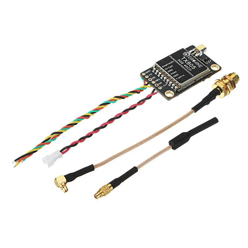 TX805 5 8G 40CH 25/200/600/800 передатчик mW FPV VTX светодиодный дисплей с поддержкой OSD/Pitmode/Smartaudio