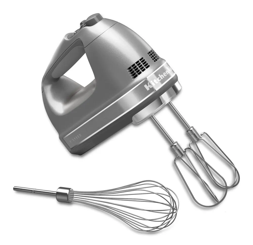 

KHM7210CU 7-Speed Digital Hand Mixer with Turbo Beater II Accessories and Pro Whisk - Contour Silver